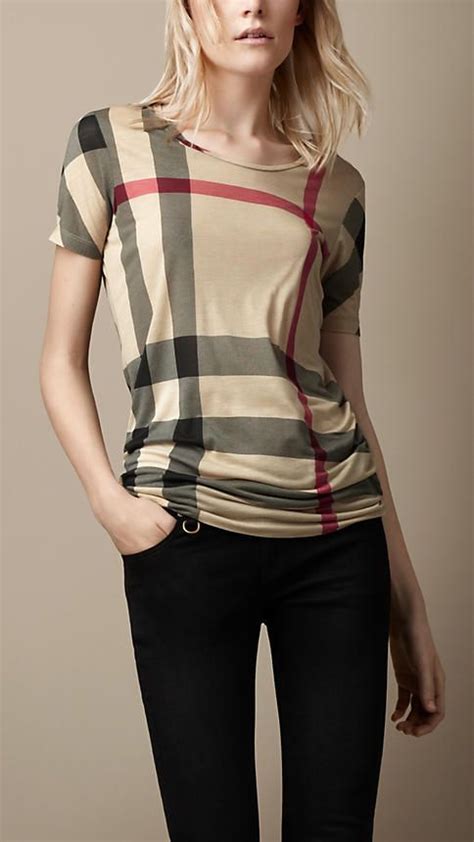 girls burberry t shirt|burberry denim shirt women.